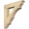 Ekena Millwork Balboa Traditional Rough Sawn Bracket, Douglas Fir, 4"W x 24"D x 24"H BKT04X24X24BOA01RDF - alternate 1